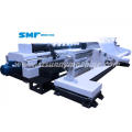 Nonwoven fabric slitting and rewinding machine